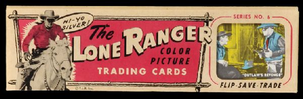 1950s Ed-U-Cards Lone Ranger Series 6